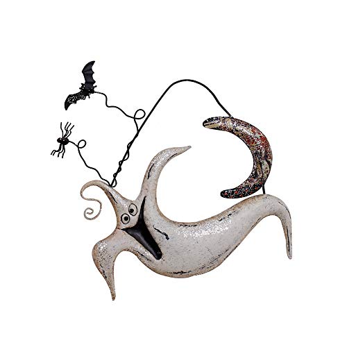 WHY Decor Vintage Halloween Party Supplies Halloween Metal Ghost Hanging