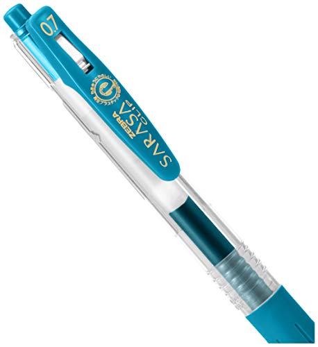 Image of Zebra Pen Zebra Sarasa Clip Pen 0.7, Blue Green (JJB15-BG).