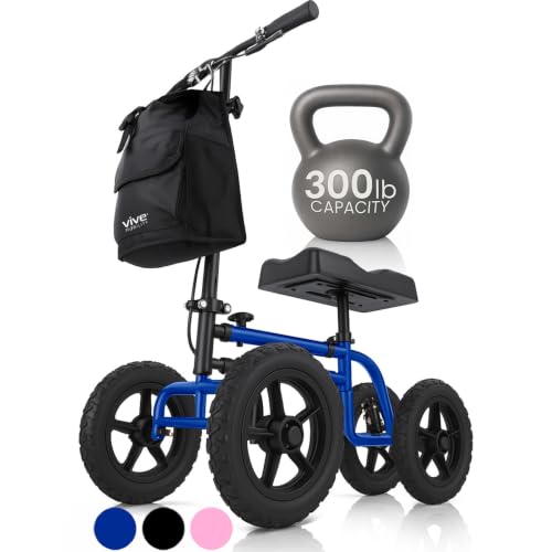 Vive Mobility All Terrain Knee Scooter Walker for Foot...