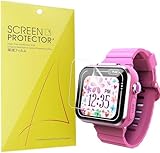 Lamshaw 6 Pièces Protection Écran pour Vtech KidiZoom Smart Watch MAX Smart Watch   sans Bulles Haute Définition Qualité Supérieure Transparent Doux TPU Film Protection (6 packs)
