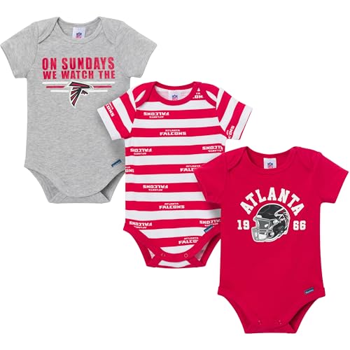 Image of Gerber NFL Baby Boys 3-Pack Onesie Bodysuit