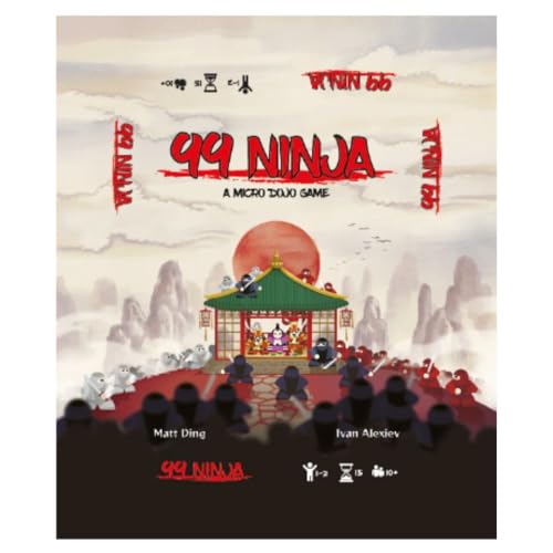 Prometheus Game Labs: 99 Ninja - Micro Dojo Board Game