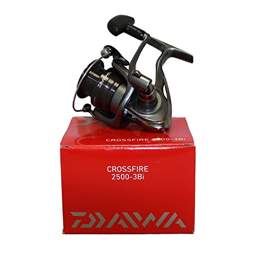 Daiwa Crossfire Front Drag Spinning Fishing Reel (Grey, 2500)