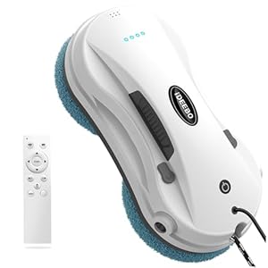 iDEEBO C200A Fensterputzroboter, Fensterroboter mit 2-Fach Sprühsystem, Automatischem Wegplanung, Mehrfachschutz, Fensterreiniger Roboter Elektrisch für Reinigung verschiedener Arten von Fenster