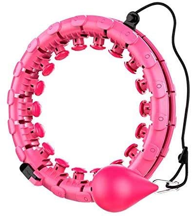 SaibitHullahub Hoop, Never Fall Hula Hoop, Adjustable Wide Fitness Hoop, Fitness Hoop with Massage Knobs for Weight Loss, for Adults, Teenagers, Beginners