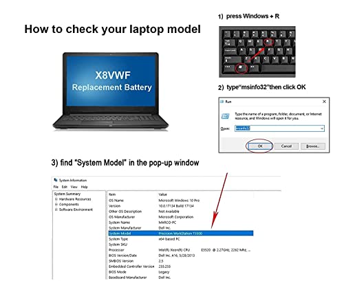 Batterie X8VWF Dell Latitude E5404 E7404 : résoud les pannes de charge - 2