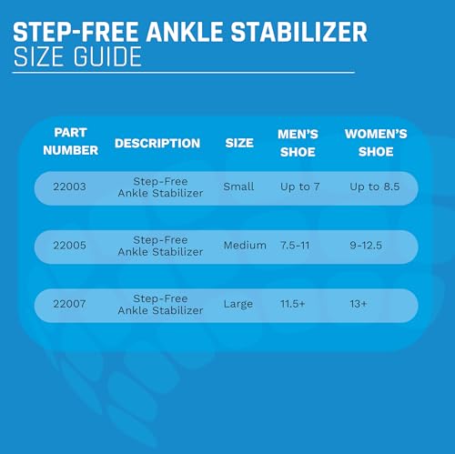 Ovation Medical Step Free Plantar Fasciitis Brace - Massage-Like Ankle Compression for Daytime Heel Pain and Plantar Fasciitis Relief - Lightweight and Low Profile (Large)