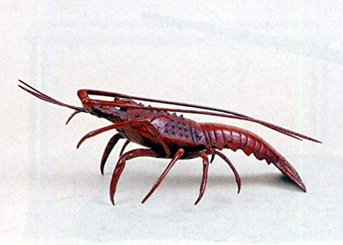 高岡銅器の置物。縁起物の海老。 Amazon.co.jp: 縁起物 吉祥 海老 (中) 青銅 (ブロンズ) 製 (高岡