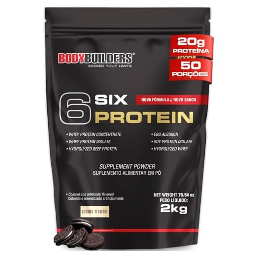 5. Whey Protein Concentrado 6 Six Protein 2kg – Bodybuilders