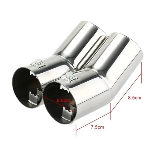 Silencieux d'échappement en acier inoxydable durable pour Golf 4 et Bora - 5