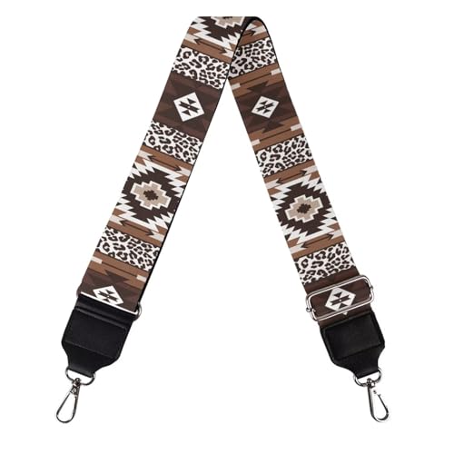 Image of Coldinair Native Aztec Purse Straps Replacement Wide Crossbody Shoulder Strap,Geometric Guitar Strap for Purse, Purse Making Supplies