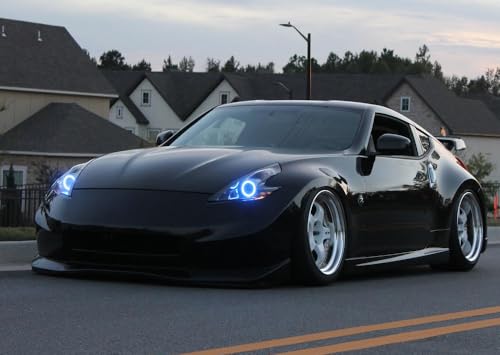 Kit de anillos LED halo RGB 7 colores para Nissan 370Z miniatura 4