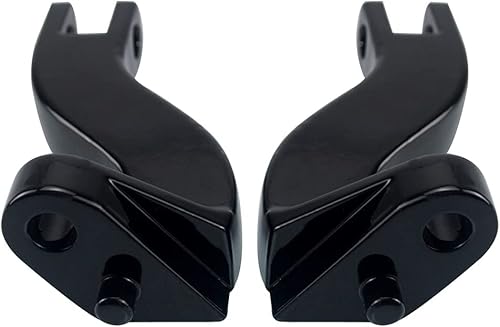 Miniatura 4 de WOWTK Kit de montaje de estribera del pasajero trasero de 0.394 in para Harley Touring Road King Road Glide Street Glide Electra Glide modelos