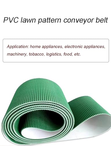 Cinta transportadora industrial de PVC para equipos electrónicos y eléctricos, flexible de alto rendimiento, ideal para aplicaciones de fabricación y automatización