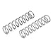 uxcell Compression Spring,304 Stainless Steel,7mm OD,0.7mm Wire Size,30mm Free Length,Silver Tone,10Pcs