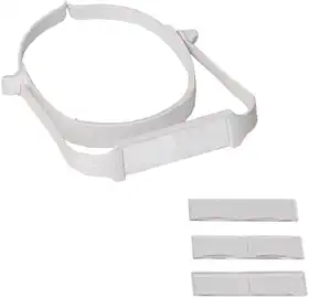Lupa De Cabeça Pala Vision Branca 4 Lentes Estojo Estek