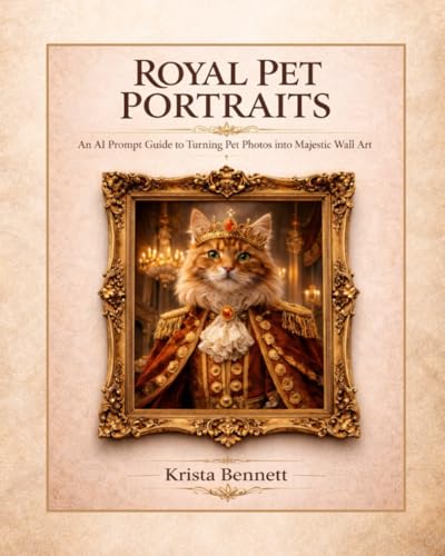 AI Pet Portraits Made Easy: Turn Pet Photos into Royal Masterpieces with AI Prompts: An AI Prompt Guide to Creating Royal Pet Portraits with ChatGPT, Canva AI, Midjourney and more