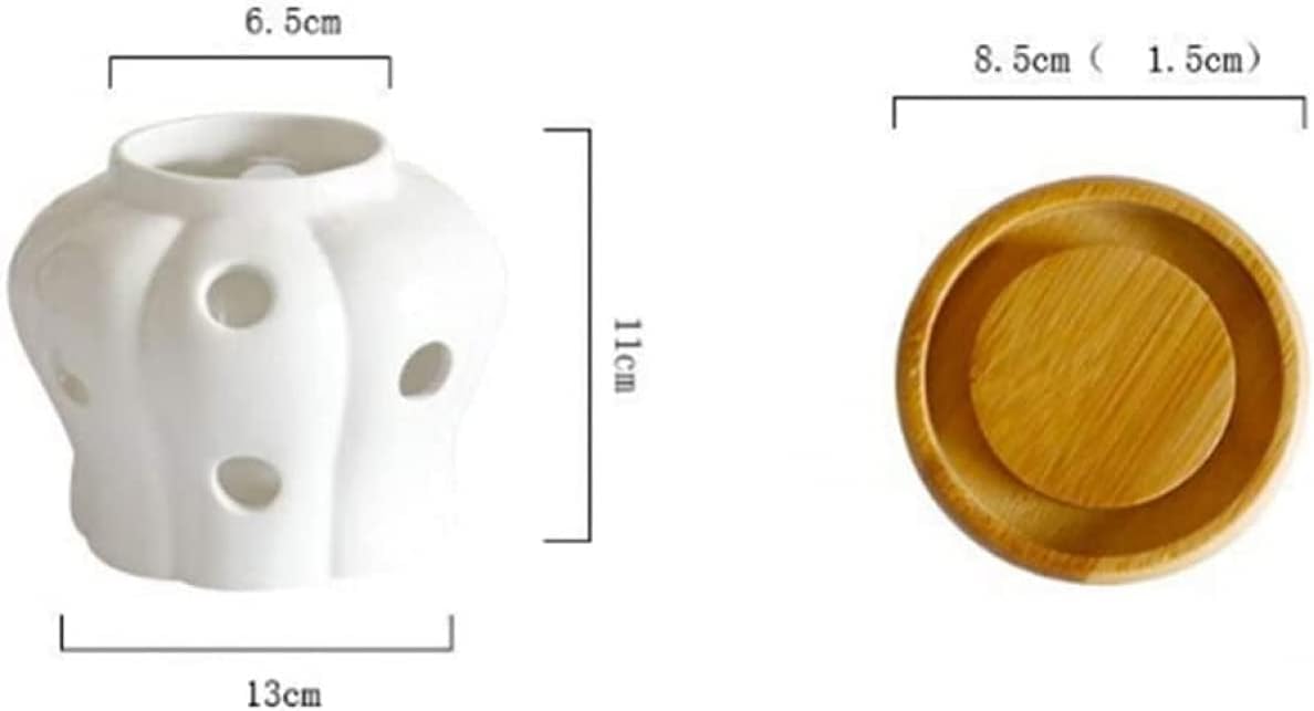 Ceramic Container of with Lid for Garlic, Ginger, Kitchen or Onion Etc.