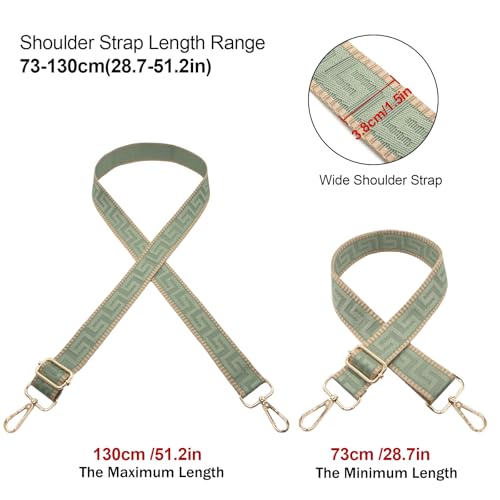 Image of Long Keeper Purse Strap Wide 3.8cm Shoulder Strap Crossbody Bag Strap Replacement Adjustable Guitar Straps for Women Handbags