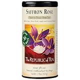 The Republic of Tea Saffron Rose Herbal Tea Bags, 36 Tea Bags