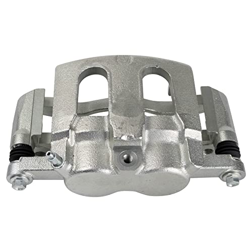 Image of TRQ Front Right Brake Caliper w /Bracket Passenger Side | For 2006-2010 Ford Explorer 2007-2010 Explorer Sport Trac Mercury Mountaineer