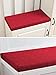 Cuscino per panca da giardino, 2/3 posti, per esterni e interni, per sedie da pranzo, 100/120 cm, cuscino per dondolo (80 x 40 x 5 cm, colore: rosso)