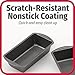 GoodCook Nonstick Loaf Pan 8 x 4-Inch Heavy-Duty Steel Bakeware with Easy-Clean Non-Stick Coating, Oven & Dishwasher Safe Pan for Meatloaf Breads Lasagnas Casseroles & More, Set of 2, Gray