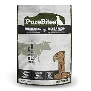 PureBites – Congeler le foie de bœuf frit Dog Treat – 2 once.