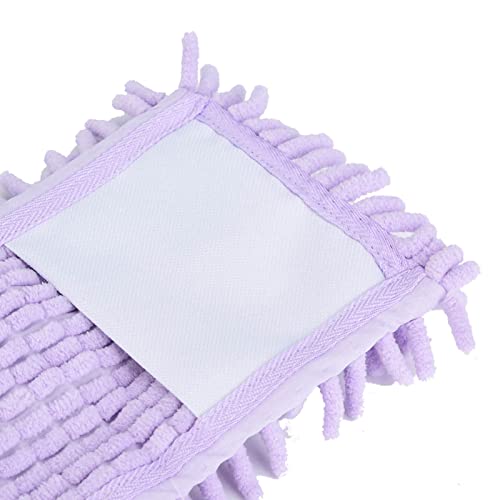 Almofada de Limpeza de Cabeça Chata Pano de Esfregão Reutilizável de Chenille de Cabeça Chata - Cabe