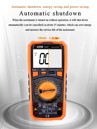 Image of Victor /RuoShui VC9805A+ Multimeter High Precision Digital 2000uF capacimeter 10MHz Frequency Temperature and inductance Measuring with LCR Tester(Victor VC9805A+)