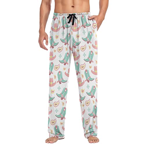 Ollabaky Pajama Pants Men Sleepwear Lounge Pants Pjs Bottoms with Pockets3