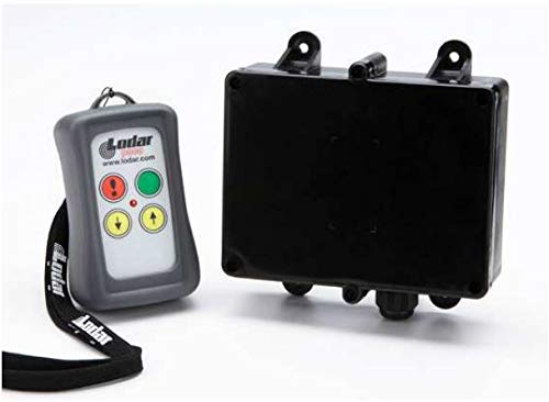 Pierce Lodar 90 Series Remote Transmitter and Receiver System – 2 Function IP55 Relay, 5 Amps, 200 Ft. Range – Wireless for Hydraulic Winches, Hoists & Powered Gear - Part 301143 / Model 90102-8