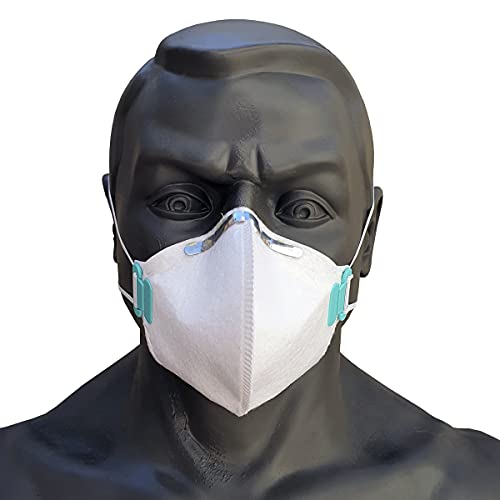 Kit com 10 Máscaras Pff2 Proteção Respiratória Regulável - Lubeka (BRANCA)