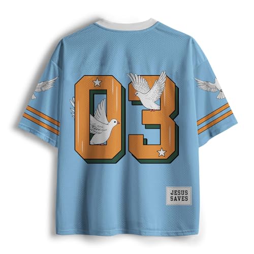 Graphic Tees Summer Novelty Women Men Oversized Dove with God Christian Jersey2