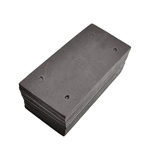LDEXIN 10 Pcs Rectangle Adhesive Foam Sander Back Mat Replacement Sander Pad Sponge Gasket for Makita (9035 7.48
