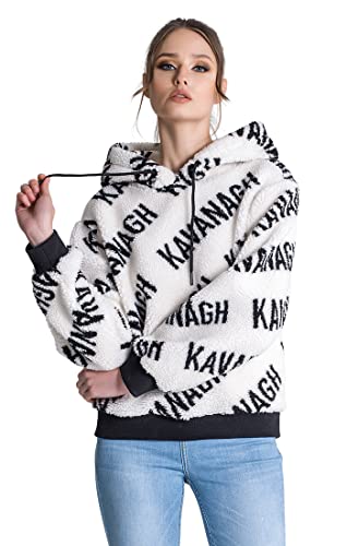 Gianni Kavanagh Newcastle Hoodie Veste Sportswear Sweat Capuche Zippé Blanc