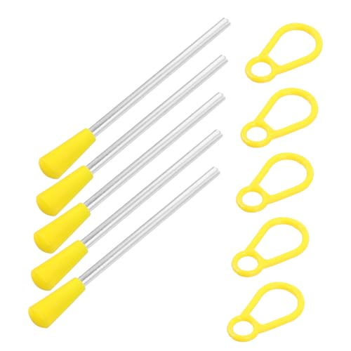 Vaguelly Triangle Mallet Set with Plastic Strikers for Kids Early Music Education Percussion Instrument Accessory