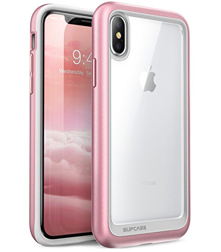 SUPCASE [Unicorn Beetle Style] Case Designed for iPhone X, iPhone XS, Premium Hybrid Protective Clear Case for Apple iPhone X 2017/ iPhone XS 2018 Release (RoseGold)
