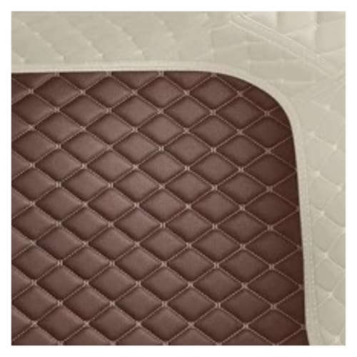 Tapis voiture pour Kia Forte 2019-2022 auto antidérapant et imperméable café blanc