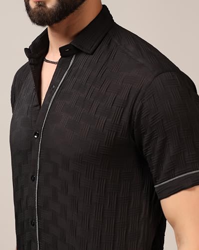 Image of TOPLOT Men's Regular Fit Casual Shirt