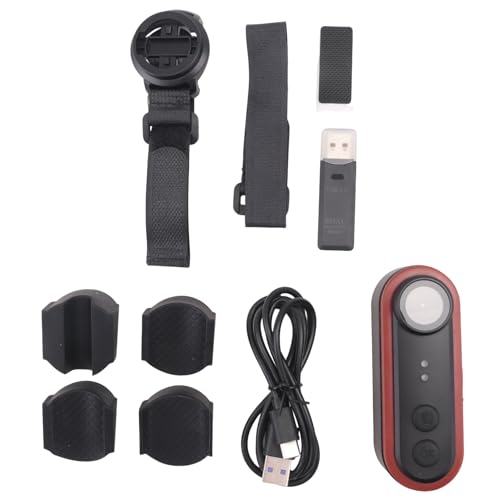 Caméra enregistreur pour vélo 1080P detee avec feu arrière connecté et étanche
