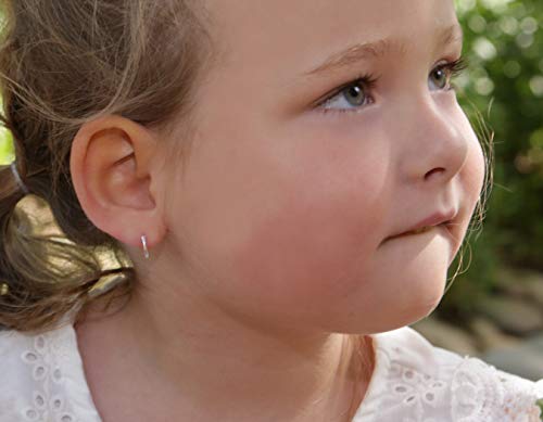 Image of Cherished Moments Hoop Earrings, .925 Sterling Silver or 14k Gold-Plated