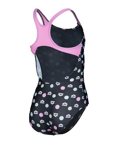 Image of Arena Girls' Arena Feel Multiple Dot Girls' Swim Pro Back Junior Swimsuit Kids Bathing Suit