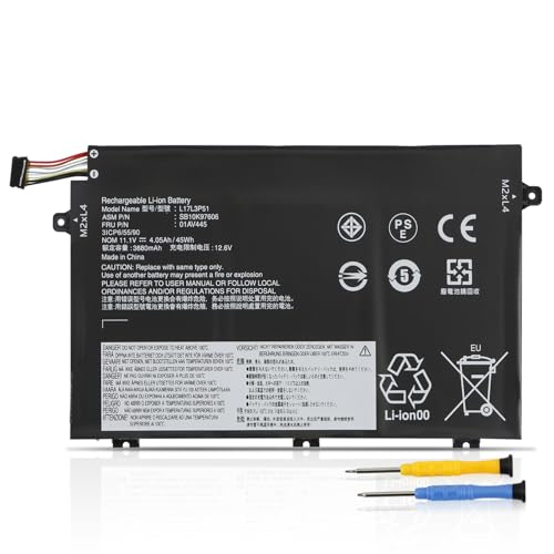 Batterie 11,1V/45Wh Pour Lenovo ThinkPad E480, E485, E495, E580, E585, E14, E15 Gen 1 - Réf. L17L3P51