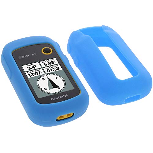foto-kontor Funda Compatible con Garmin eTrex 20x 22x 32x Protectora Silicona Carcasa protección Azul