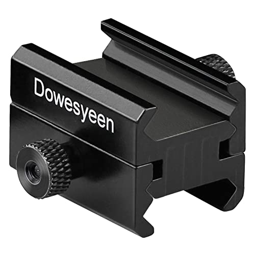 Dowesyeen Lunette de Montage Adapter Picatinny Rail,Fixation Adaptateur de Rails Base de Montage de portée Tactique en Alliage d'aluminium Cover