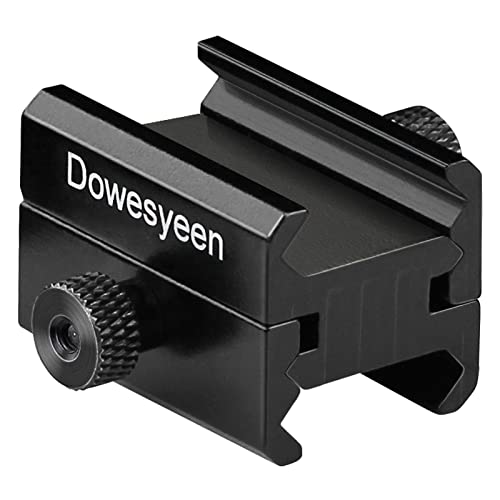 Dowesyeen Picatinny Scope Mout Picatinny Aluminum Mount Weaver Rail Mount Staffa Adattatore per Picatinny/Rifle/Weaver Rail Mount