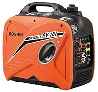工進(KOSHIN) インバーター 正弦波 発電機 (定格出力1.6kVA) GV-16i 超低騒音型 防災用 災害用 静音 防音型 備蓄 災蓄 非常用 電源 台風 地震 オレンジ