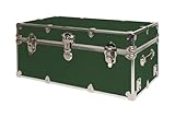 SecureOnCampus College Dorm Storage Trunks/Footlockers Small - Forest Green