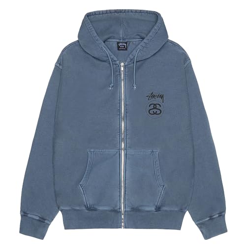 【USA製】OLD STUSSY ステューシー　ジップアップパーカー フーディM STUSSY ステューシー パーカー ジップアップ メンズ SS Link ( full